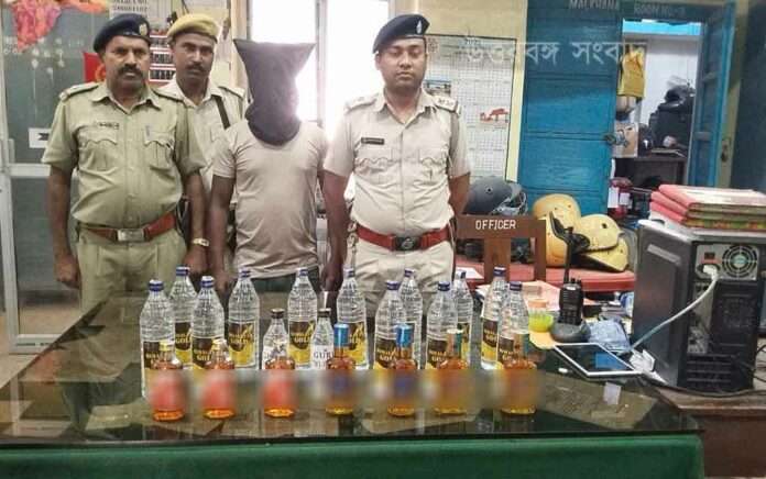 Man caught smuggling liquor in Bihar