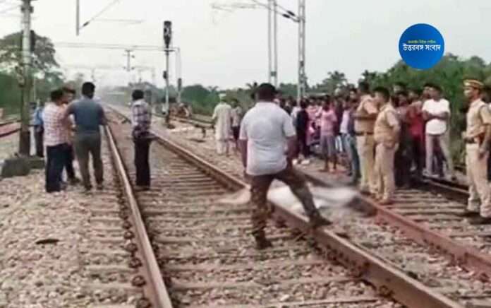 school girl died after being hit by a train at nagrakata