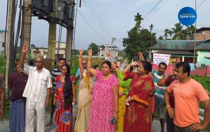 Locals demand paved road protest in alipurduar