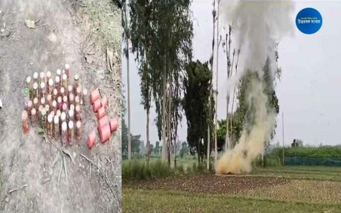 Bomb recovery from ratua before panchayat election
