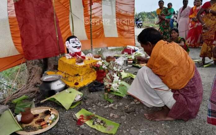 mekhliganj residents worshiped tension god