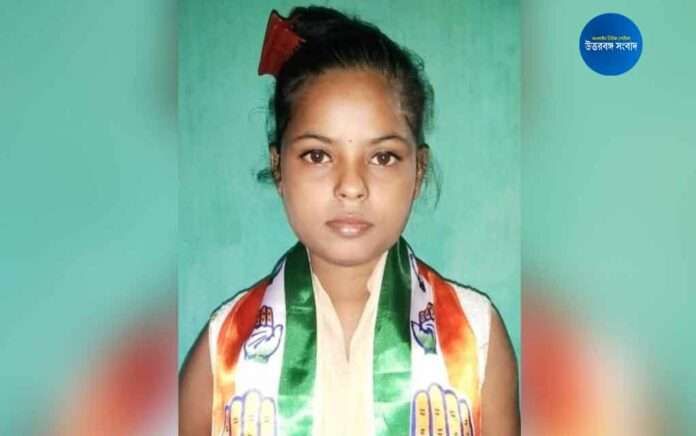 Amrita mahali is the youngest candidate of Zilla Parishad in alipurduar