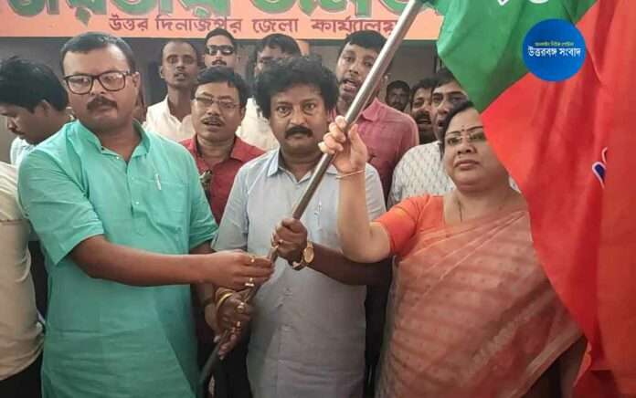 district general secretary left Trinamool and joined BJP in raiganj