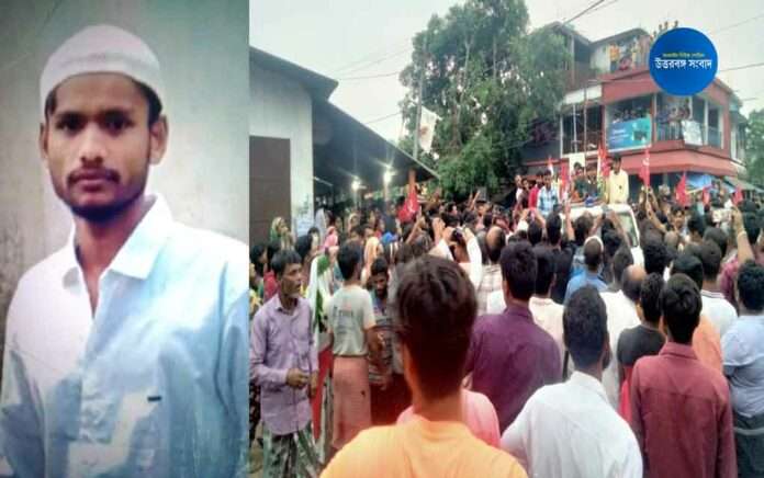 panchayat election 2023 deadbody of young CPM worker reached the village in chopra