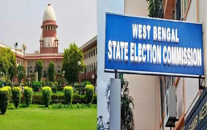 state election commission appeal in sc against calcutta hc central force deployment verdict in panchayat election