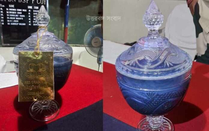 Jar filled with snake venom recovered from Bangladesh border
