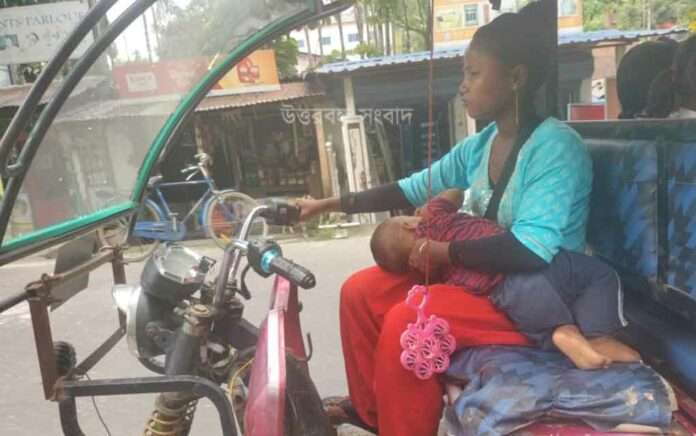 toto driver single mother struggling in naxalbari
