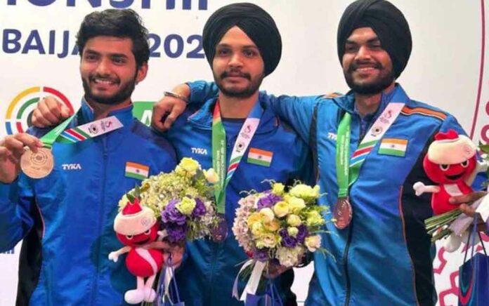 india-wins-gold-in-air-pistol-team-event-in-asian-games