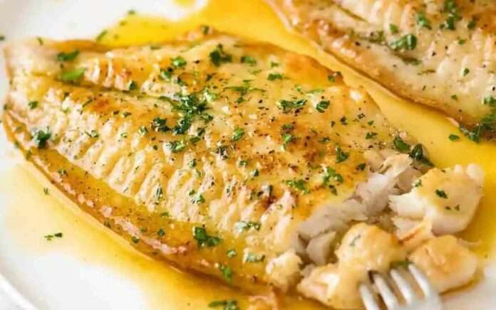 griiled fish with lemon butter sauce recipe