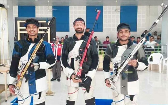 indian shooters won gold in asian games 2023