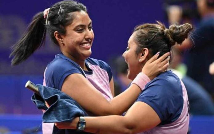 Bengal's Aihika-Sutirtha pair won bronze in table tennis Asian Games