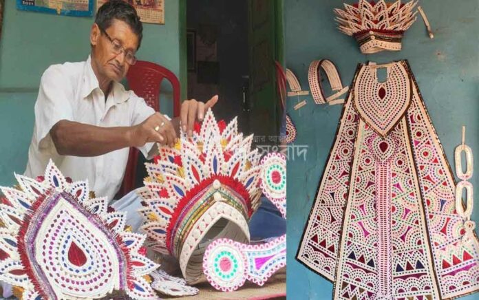 Gajol's shola artist made ornaments with low vision