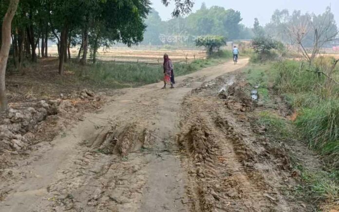 bridge was built 15 years ago but road was not built villagers are angry