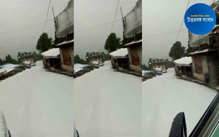 snowfall in sandakphu, hailstorm in sukhiya simana