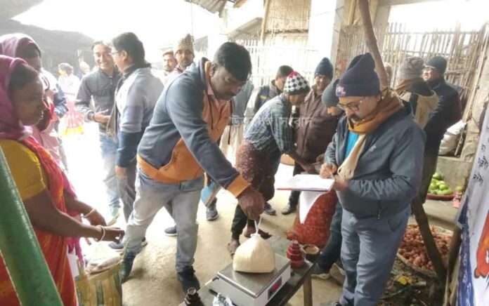 Jhaljhalia Bazar raid by the Department of Consumer Protection
