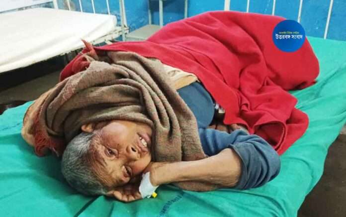 maynaguri old woman beaten up by son