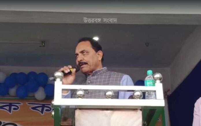 Rahim bakshi warns congress cpm at convention in Harishchandrapur