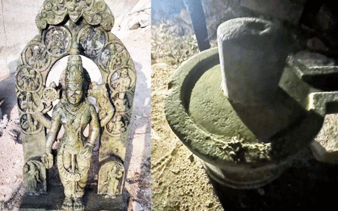 Ancient Vishnu idol similar to Ram Lalla found in Karnataka river