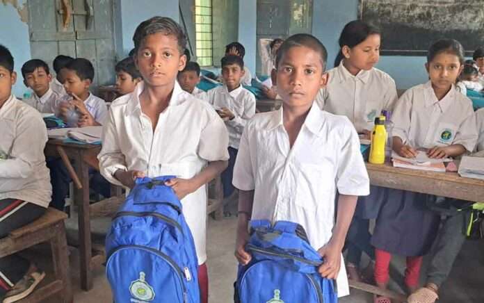 Two tribal students are in school from today