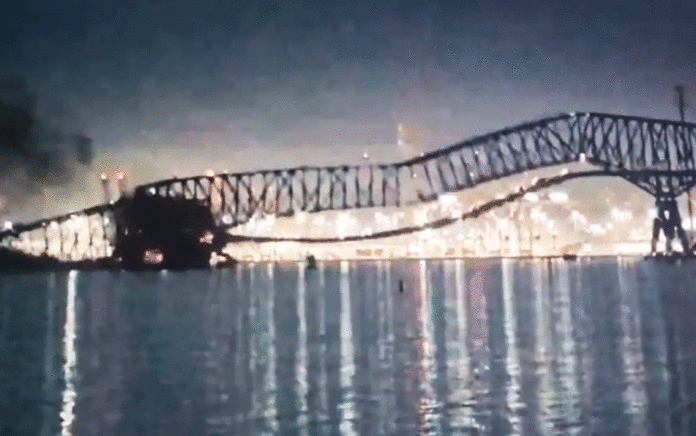 US Bridge Collapses After Ship Collision