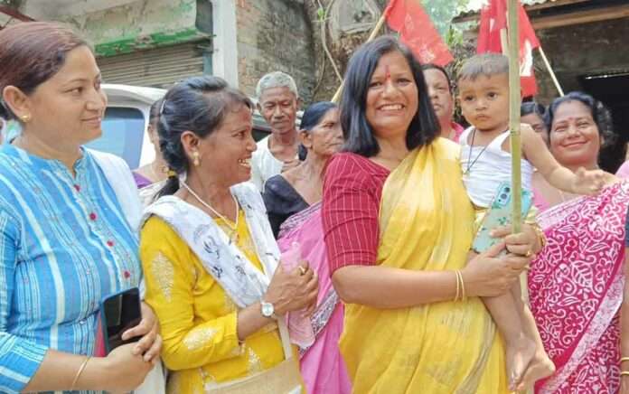 cpm candidate Milli Oraon attacked the central-state government