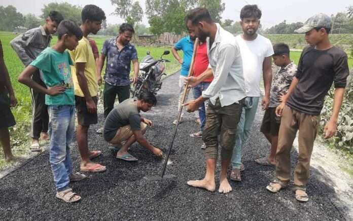 All locals complain of corruption in road works