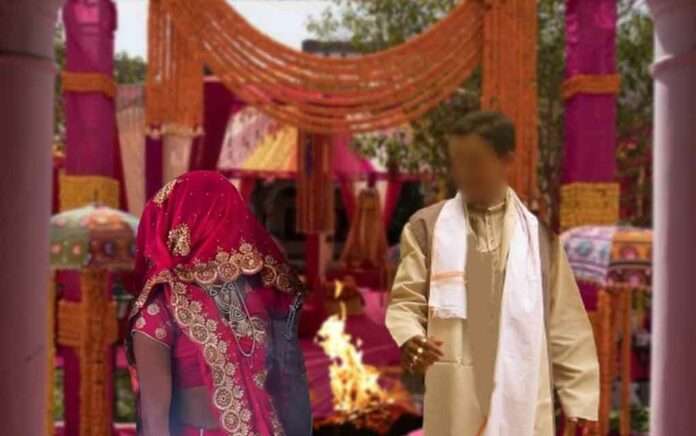 Marriage of a girl with a 45-year-old man, police rescued bride