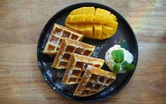 mango waffle recipe