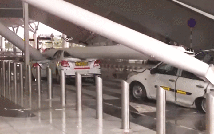Delhi Airport Terminal 1 Stops Ops After Roof Collapses